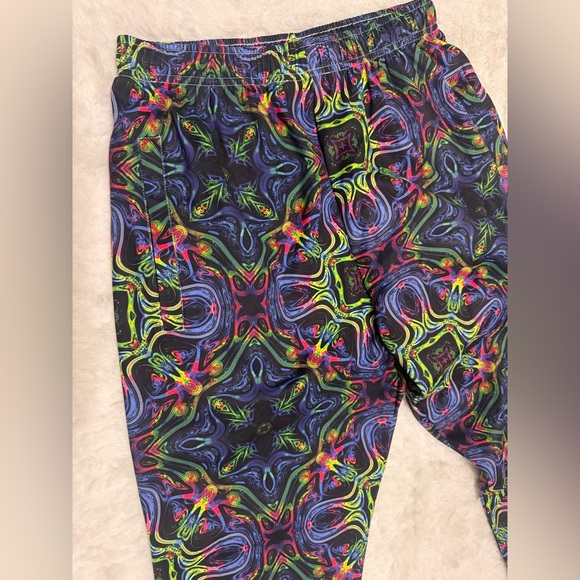 New large jogger pants boho psychedelic festival rave Tye dye hippie iheartraves - Picture 2 of 6